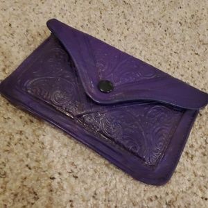 Genuine moroccan leather wallet